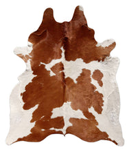 Brown & White Cowhide Rug