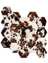 Japanese Tricolor Cowhide Rug