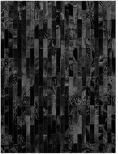 Linea Black Cowhide Rug