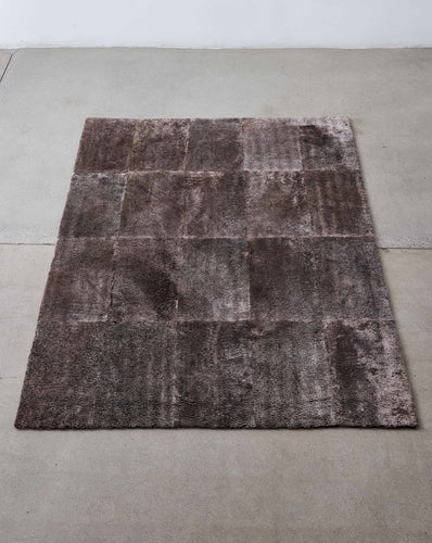 Wavy Chesterfield Shearling Rug in Snowy Brown (1 of 1)