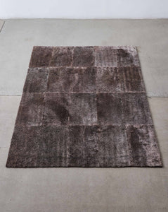 Wavy Chesterfield Shearling Rug in Snowy Brown (1 of 1)