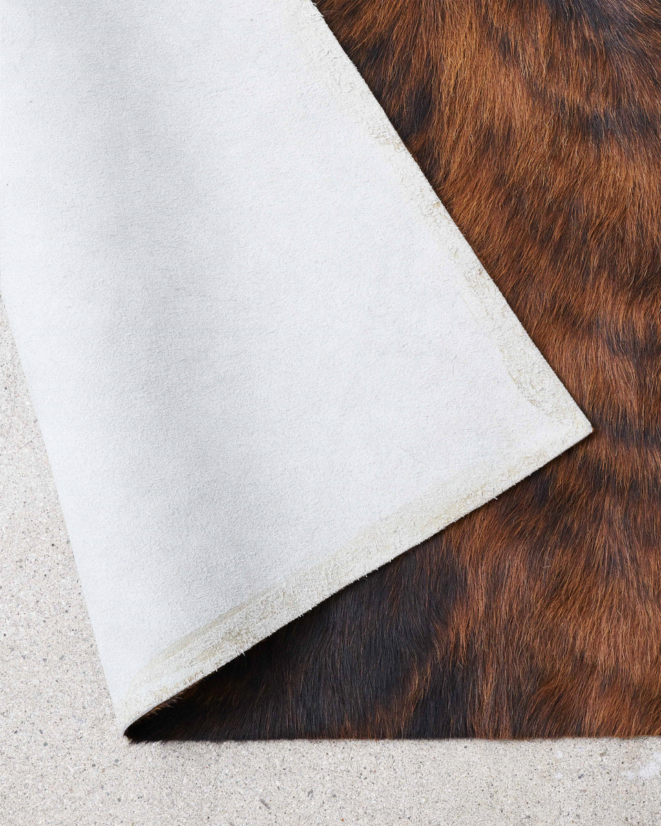 Extra Large Oak Patchwork Rug in Classic Brindle (1 of 1) – PURE RUGS