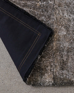 Chesterfield Shearling Rug in Snowy Charcoal w/straight edge (1 of 1)